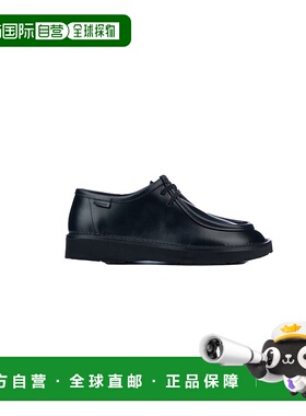 LOEWE 男士商务休闲鞋 M816284X391100 AW2024 黑色 Faro系带商务