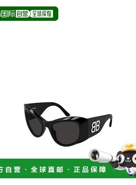BALENCIAGA 女士太阳镜 BB0393S001 SS2025 黑色 全框太阳镜