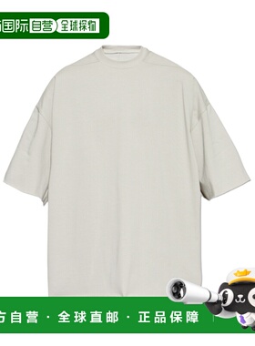 RICK OWENS 男士T恤 RU01F2283BA08 SS2026 白色 圆领短袖T恤