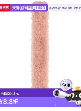 GANNI 女士围巾 A7248868 AW2025 粉红色 Long Pile Alternative