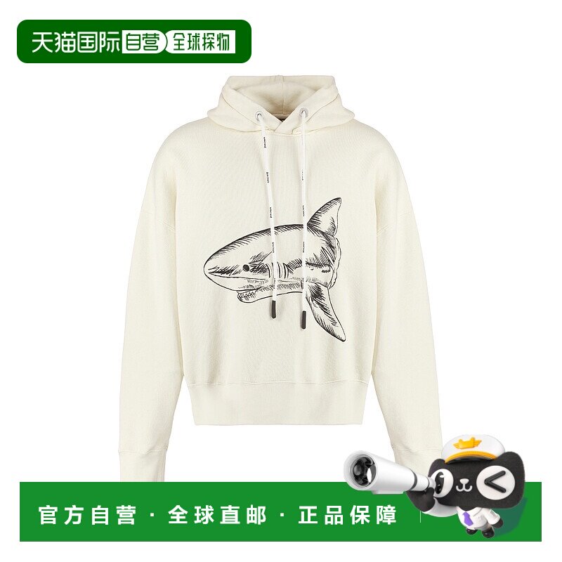 1h可退 潮奢 Palm Angels 棕榈天使 男士 灰白色 Split Shark 连