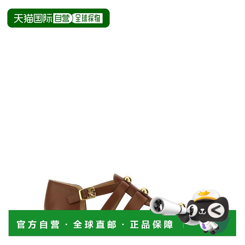 1h可退 潮奢 Valentino 华伦天奴 男士 鉚釘綴飾側扣涼鞋 6Y2S0J5
