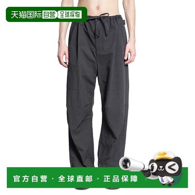 1h可退 LEMAIRE 男士休闲裤 PA1087LF1220BR506 SS2024 黑色