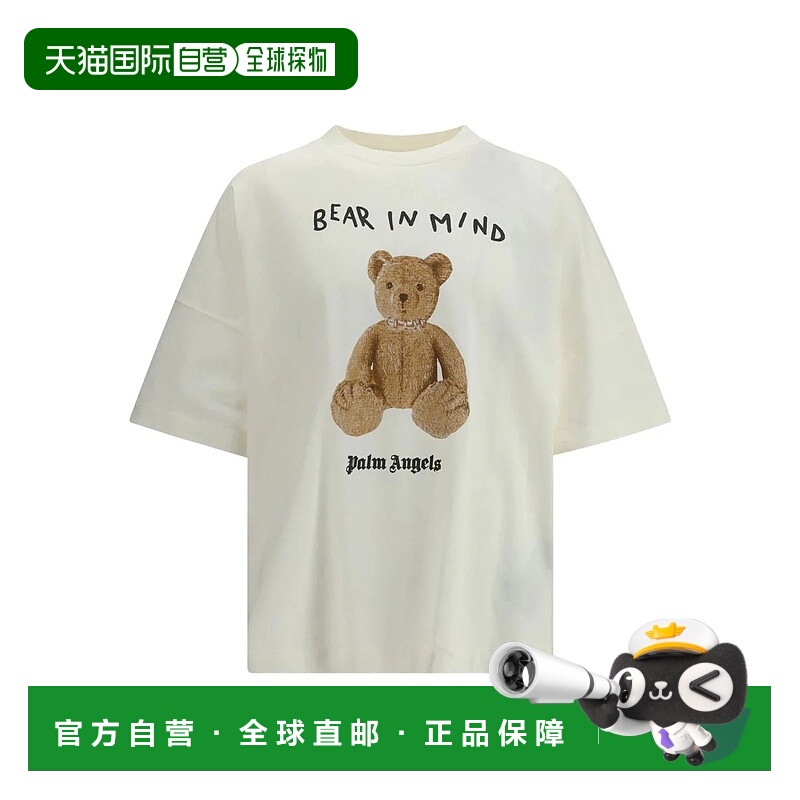 1h可退 PALM ANGELS 男士T恤 PMAA10BF25JER0040360OFFWHITE