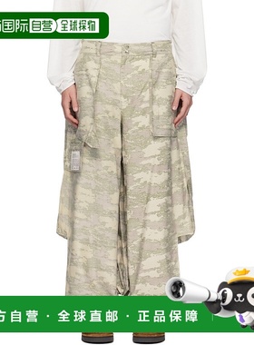 1h可退 潮奢 YAKU 男士 卡其色 Amoc Combat 工装裤 YAW24EPANT