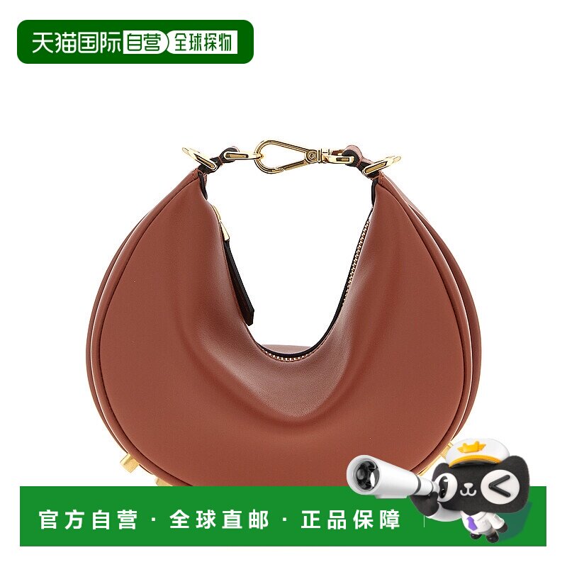 FENDI 女士斜挎包 8BS081A5DYF1TW4 AW2025 棕色 FENDIGRAPHY MIN