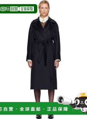1h可退 潮奢 Weekend Max Mara 女士 海军蓝 Resina 大衣 2525016