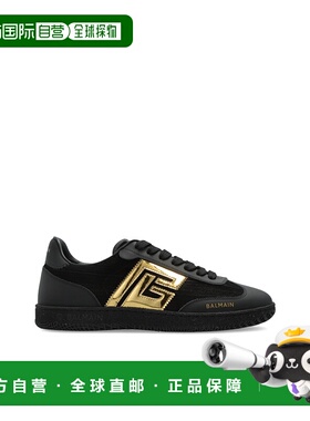 BALMAIN 女士休闲鞋 EN0VI735LISCEAD SS2025 黑色 圆头低帮休闲