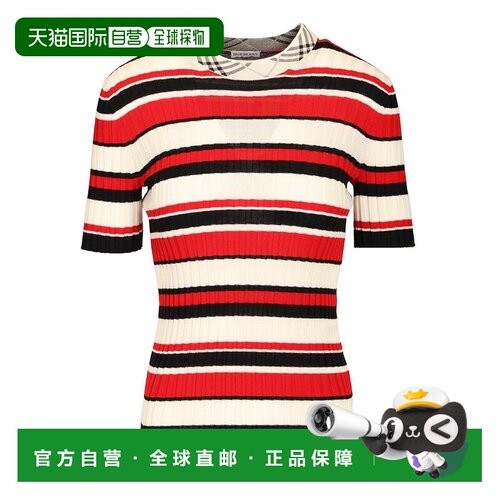 BURBERRY 女士T恤 8125036A5094 SS2026 花色 SYRENA STR T-SHIRT