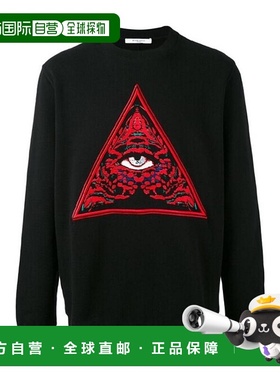 GIVENCHY 男士针织毛衣 17F7345653NIL AW2020 黑色长袖卫衣