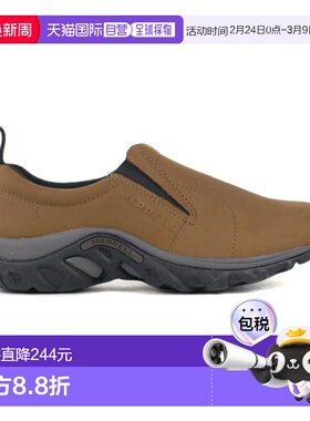 Merrell 男士 Jungle Moc 棕色磨砂皮套脚鞋 J60831迈乐皮鞋