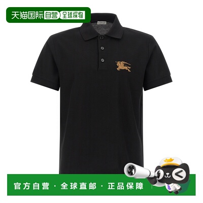 BURBERRY 男士POLO衫 8119008BLACK SS2026 黑色 Embroidery polo