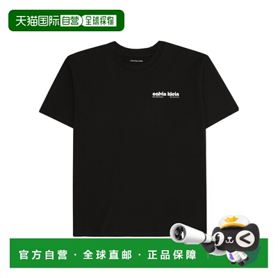CALVIN KLEIN 男童T恤 IB0IB02543BEH AW2025 黑色短袖