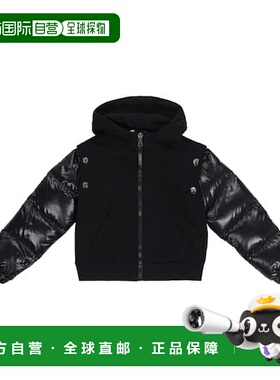 1h可退 潮奢 MONCLER GRENOBLE ENFANT 女童 拉链棉混纺连帽衫童