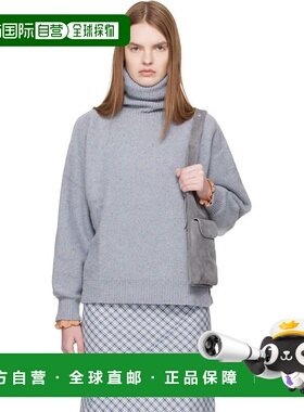 1h可退 潮奢 Baserange 女士 蓝色 Mea 高领毛衣 PUMET