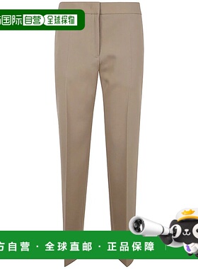 JIL SANDER 女士休闲裤 J02KA0284J40002 AW2024 灰色直筒裤