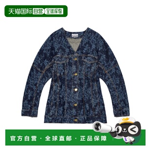 女士西服 长袖 J1465566 黑色 牛仔外套 AW2024 GANNI