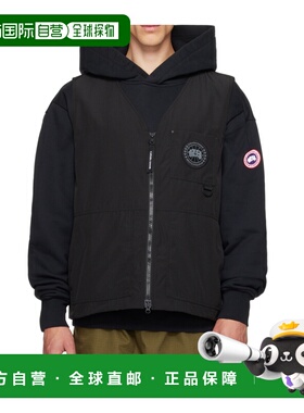 CANADA GOOSE 男士夹克 2449MBBLACK AW2024 黑色 Canmore徽标马