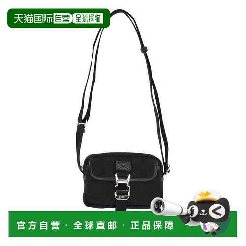 GUCCI 男士手提包 855344FAFIA1000 SS2026 黑色古驰斜挎包单肩包