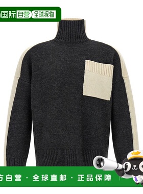 1h可退 潮奢 J.W. Anderson 男士 长袖针织衫 KW1308YN0367高领