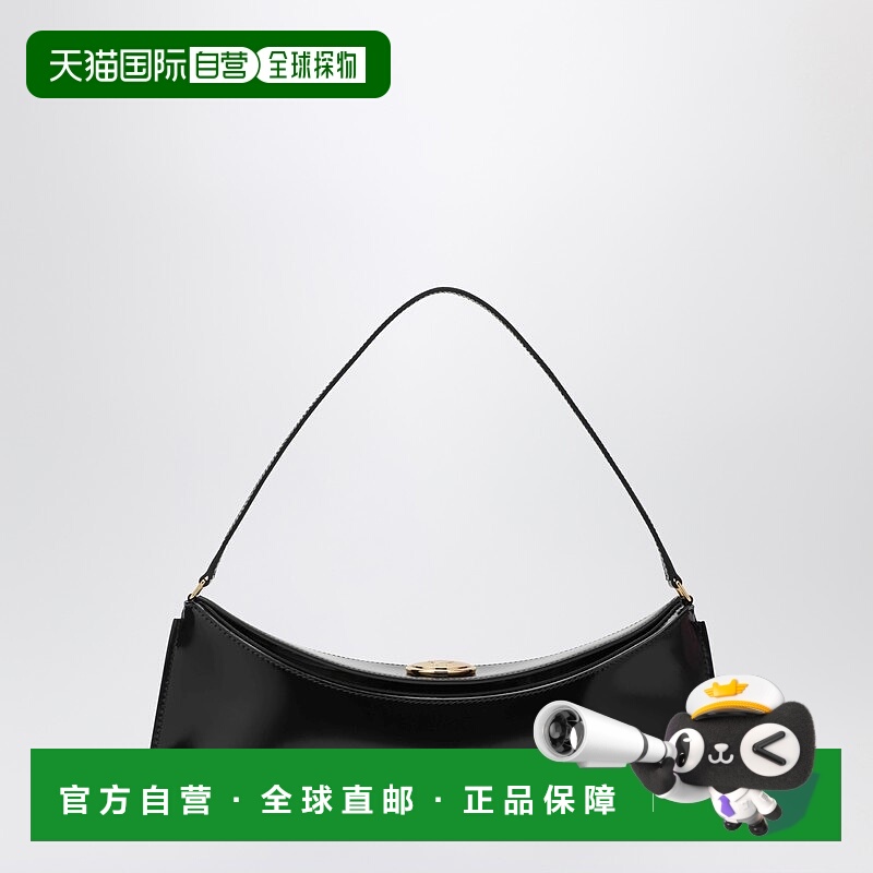 1h可退 潮奢 Jacquemus 女士 黑色椭圆小包 25HBAW00438AC18A0199