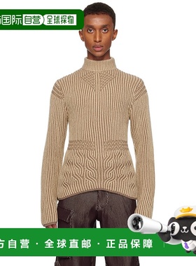 1h可退 潮奢 ISABOULDER 男士 独家发售驼色 Rover Twisty 高领衫