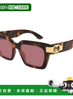 GUCCI 女士眼镜 GG1689S002 SS2025 花色 几何太阳镜