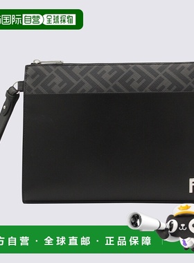 FENDI 男士手拿包 7VA491AJF0F0GXN AW2025 黑色 Fendi 'Squared