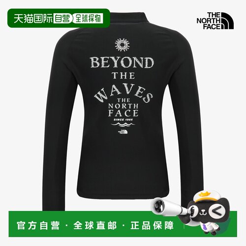 THE NORTH FACE W'S SURF RASHGUARD ZIP UP 防晒冲浪衣北面户外