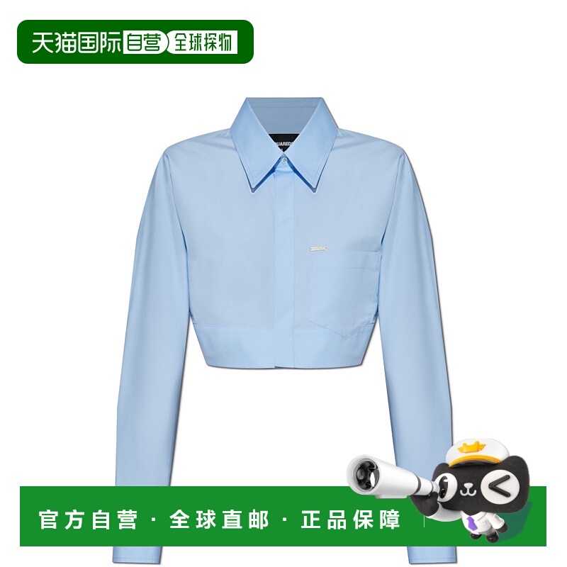1h可退 DSQUARED2 女士衬衫 S75DL0910S36275472 AW2025长袖短款