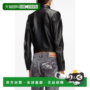 DIESEL 黑色 女士西服 AW2024 拉链机车夹 A145650AJIR9XX 1h可退