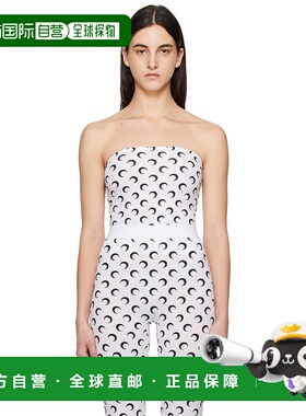 1h可退 潮奢 Marine Serre 女士 白色 Moon Printed Jersey Secon