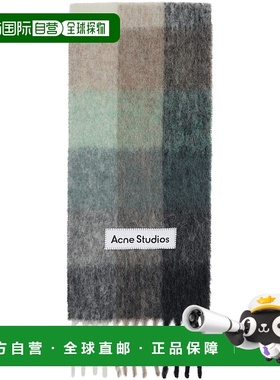 1h可退 潮奢 Acne Studios 艾克妮 女士 多色 Mohair Checked 围