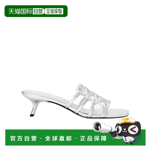 LOEWE 女士凉鞋 L616465XA41160 CO 白色 徽标高跟凉鞋