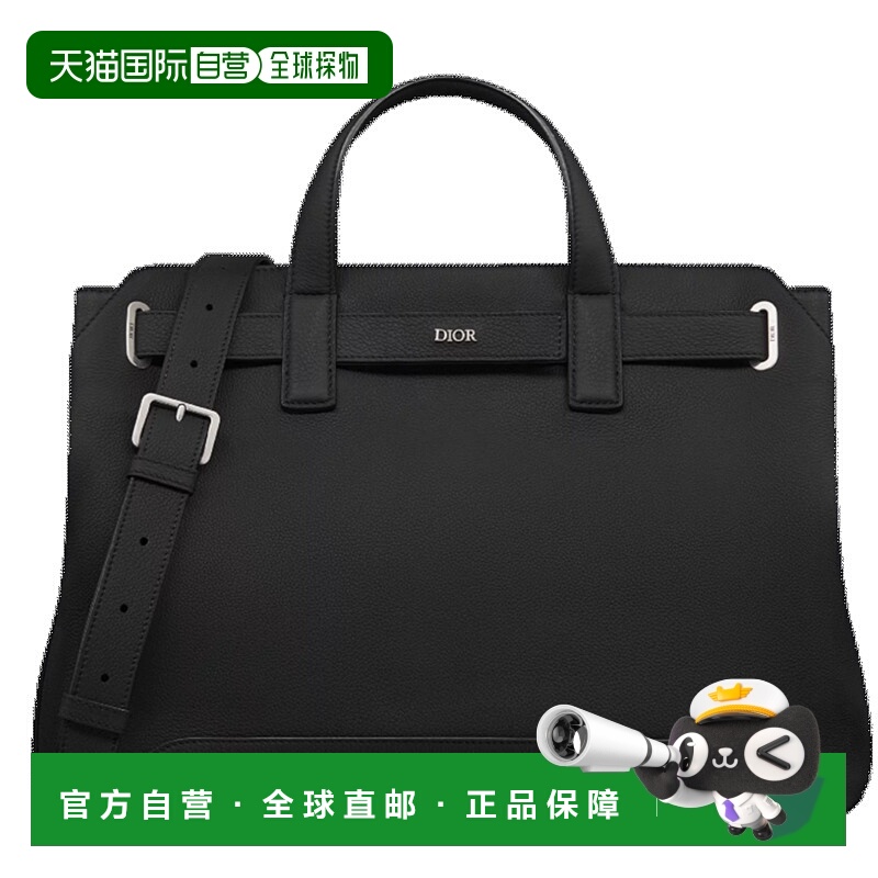 1h可退 DIOR 男士手提包 1LLME213KENH00N AW2025 黑色 DIOR NORM