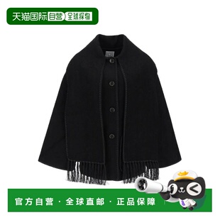 SS2025 244WRO918FB0292001 黑色 女士大衣 TOTEME