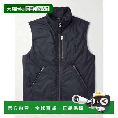 1h可退 潮奢 Tom Ford 汤姆 福特 男士 缎面拉链背心 OGR002FMN06