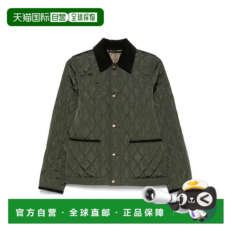 1h可退 BURBERRY 女士夹克 8100826 AW2025 绿色 Quilted Jacket