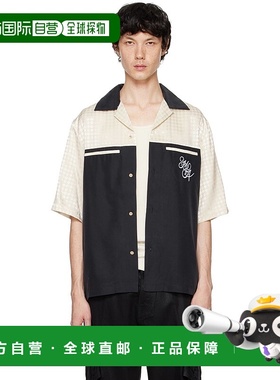 1h可退 潮奢 AMIRI 男士 黑色 MA Quad Yoke Camp 衬衫 AMSTCA105