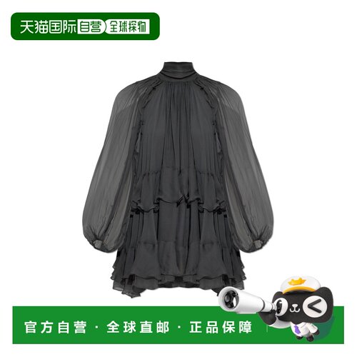 CHLOÉ 女士连衣裙 CH26SRO88001010 SS2026 灰色 Silk dress with