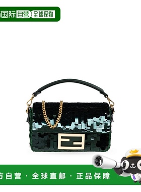 FENDI 女士斜挎包 8BS017AMP0F1TV5 AW2025 绿色 Handbag `Baguet