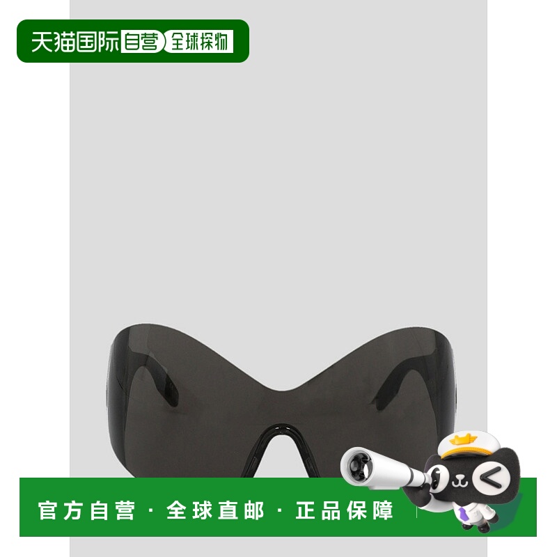 1h可退 BALENCIAGA 女士眼镜 664096T00031000 CO 黑色 Mask Butt