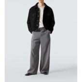 潮奢 leg Lemaire 1h可退 男士 barrel 真丝混纺长裤 PA1291LF130