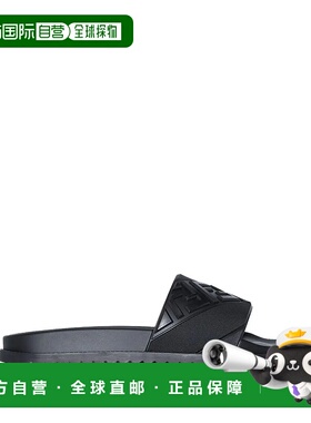 FENDI 男士凉鞋 7X1377ABO201 SS2026 黑色 Fendi Rubber Slides