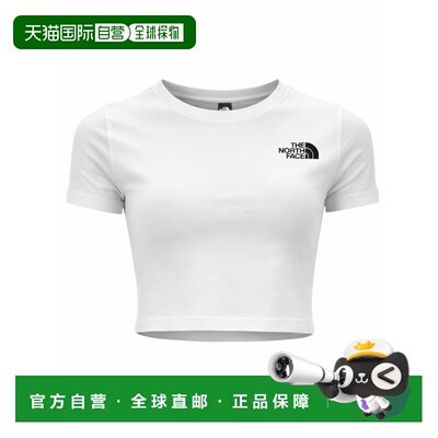 THE NORTH FACE 女士衬衫 NF0A55AOFN41 CO 白色 短款 T 恤