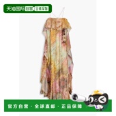 连衣裙 1h可退 0668DRS 女士 荷叶边印花真丝长款 潮奢 ZIMMERMANN
