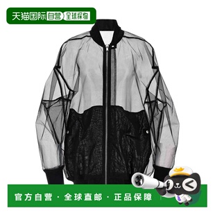 RP01E7737TU09 SS2025 黑色 RICK Flight 女士夹克 Jumbo OWENS