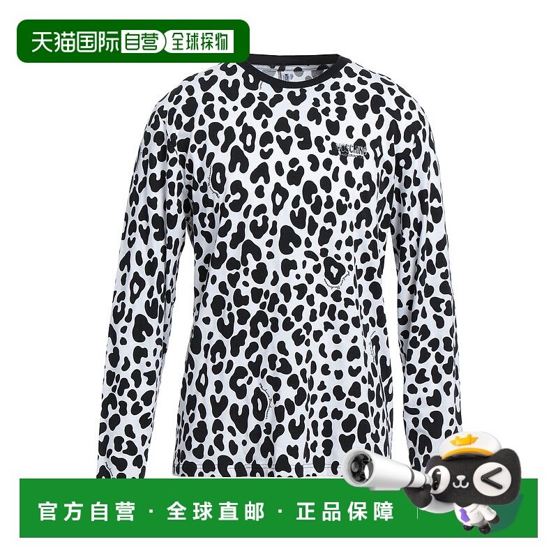 1h可退 潮奢 Moschino 莫斯奇诺 男士 汗衫 black黑色 舒适时尚