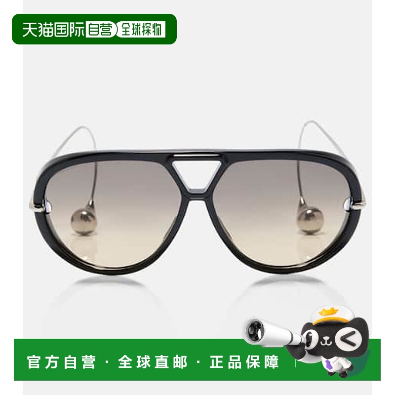 1h可退 潮奢 Bottega Veneta 葆蝶家 女士 水滴飞行员太阳眼镜