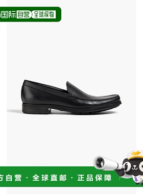 1h可退 潮奢 Bally 巴利 男士 Otinel 鹅卵石纹皮质乐福鞋 MSF0KU